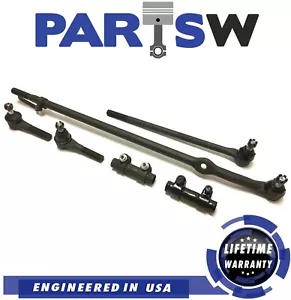 6 pc Inner Outer Inner Tie Rod Ends Steering for Ford F-100 F-150 F-250 F-350 - Picture 1 of 3