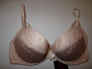 Nuevo con etiquetas La sin sujetador 32D 32DD 32E 34A 34B 34D 34E 36B 36D 36DD 38C 38D encaje satinado - Imagen 1 de 5