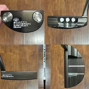 Scotty Cameron Super Select Del Mar Putter W/ Stability Shaft - LH - Xtreme Dark - Picture 1 of 11