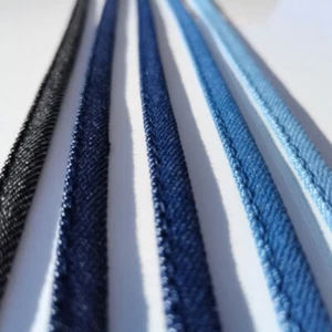 Cintura Donna Uomo Denim Cintura Vita Ricambio Pantaloni Accessorio Magri - Foto 1 di 17