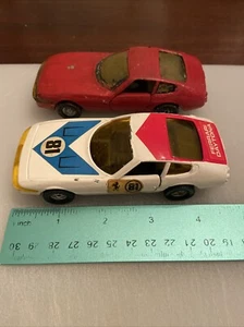 Set of 2, Vintage Corgi Toys, Daytona Ferrari Metal Cars, 1970s - Picture 1 of 10