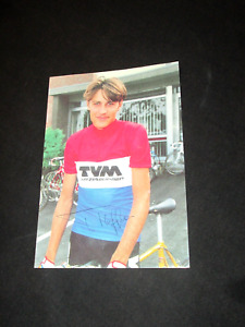 Carte postale cp postcard cyclisme cycling HOFFMAN 1992 signé signed netherlands
