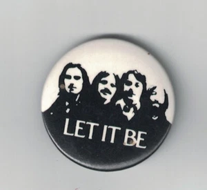 Beatles Pinback Button - “Let it Be” Vtg Pin back 1-1/4” - Picture 1 of 2