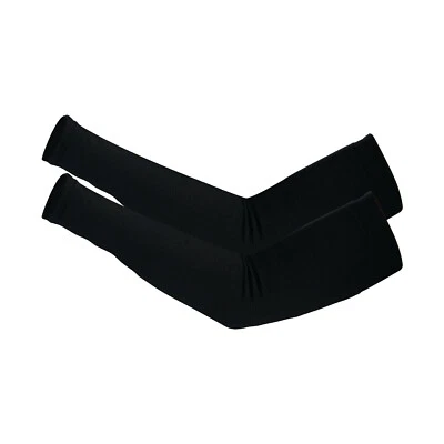Arm Warmer Compression Sleeves , 2 Pcs Thermal Sleeve Winter Covers, Black - Image 1 of 4