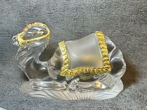Beautiful Vintage Gorham Crystal Camel From Nativity  Made In Germany