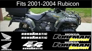 Honda Foreman 500 Trx500 Rubicon Stickers Decal Emblem Kit Of 7pcs 2001-2004 - Picture 1 of 1