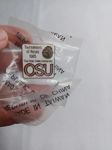 Rosenschale 1985 OSU (Ohio State University) 96. Turnier der Rosen Reversnadel - Bild 1 von 3