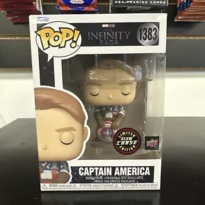 Funko Pop Captain America Esclusiva Infinity 1383 Limited Glow Chase JL - Foto 1 di 5