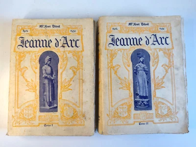 Ancien livre JEANNE D'ARC 1922 TOME I et II de 1922 par Mgr Henri Debout - Photo 1/4