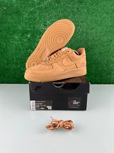 Size 10 - Nike Air Force 1 Low SP x Supreme Wheat 2021 - DN1555-200 - Picture 1 of 8
