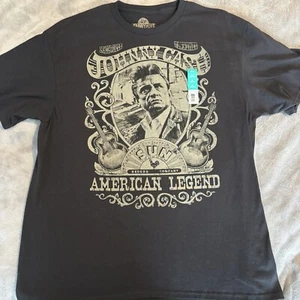 Maglietta Johnny Cash American Legend Sun Records omaggio XL 46/48 Nashville - Foto 1 di 5
