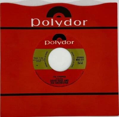 David Rose-The Stripper/Love Is A Many Splendored Thing новая и неиспользованная 45 как новая - Изображение 1 из 4