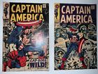 Captain America #106 & 107  (1st Dr Faustus 🔑 Jack Kirby)  Marvel Comics 1968