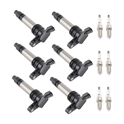6x Ignition Coil + 6x Spark Plug Pack for Land Rover LR2 3.2L 2008-2012 LR002954 - Image 1 of 4