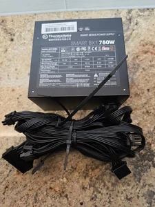 NEW NWOB THERMALTAKE SMART BX1 750 WATT ATX COMPUTER POWER SUPPLY SPD-750AH2NLB - Picture 1 of 3