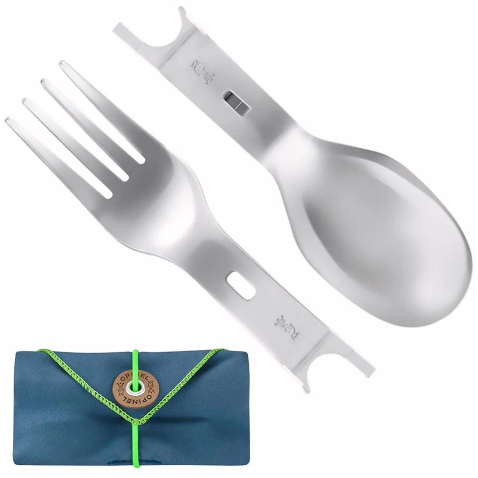 Opinel Picknick Plus Besteckset aus Edelstahl - 3-teilig