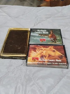 Marlboro Country Music The Best of Vol. 1 & 2 Cassette Tape Sealed Unused 80s - Picture 1 of 7