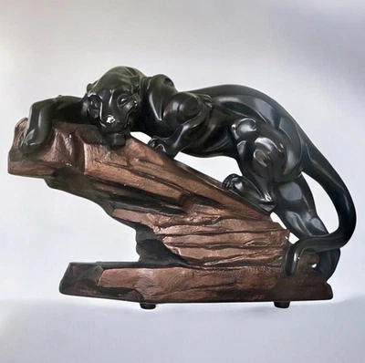 Alexander Daniel  Austin Prod. Black Panther Postmodernist ￼Sculpture Musical - Image 1 of 4