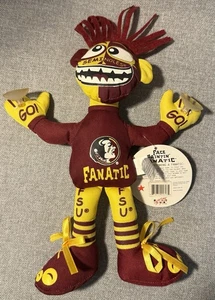NEU - Florida State Seminoles NCAA - Face Paintin 'Fanatic Plüschtier - Fenster klammern - Bild 1 von 4