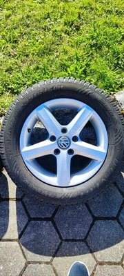 4 Winterkompletträder auf Alufekgen Winterreifen 195/65 R15 Volkswagen VW Golf 7 - Bild 1 von 4