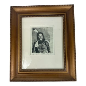 1974 Bob Murphy Artwork "APACHE" 1 of 5. - Bild 1 von 7