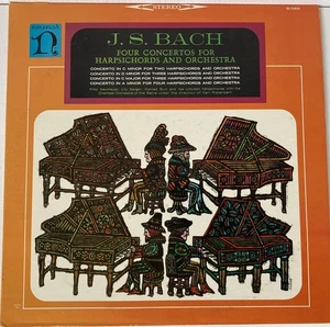 J.S. BACH Four Concertos for Harpsichord and Orchestra vinyl record H-71019 - Picture 1 of 4