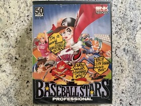 NEO GEO SNK BASEBALL STARS PROFESSIONAL AUTHENTIC AES BOX CASE AND INSERT ONLY!