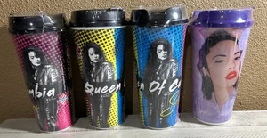 Lot Of 4 Selena Quintanilla Fiesta De La Flor STRIPES 32 OZ Cups New And Sealed - Picture 1 of 15
