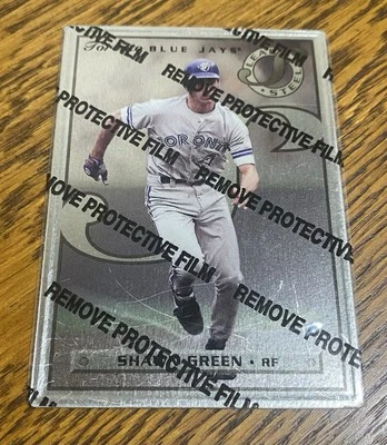 1996 Leaf Preferred Steel #62 of 77 Shawn Green Metal Insert W/ Film  - Image 1 of 2