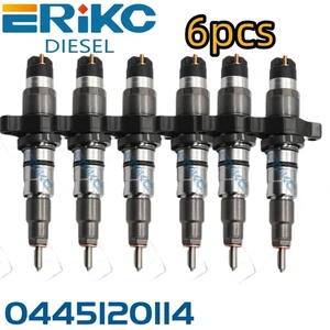 6PC 0445120114 Diesel Fuel Injector Assy 0 445 120 114 for Car Dodge Ram Cummins - Picture 1 of 7