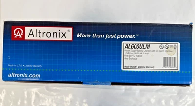 Altronix AL600ULM Power Supply Battery Charger W/ Fire Alarm Interface - Image 1 of 2