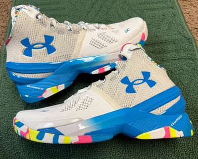Туфли мужские Under Armour Curry 2 Splash для вечеринок размер 8,5 3026282-100 - Изображение 1 из 4