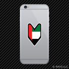 Emirati Driver Badge Naklejka na telefon komórkowy Emiraty Arabskie ARE AE