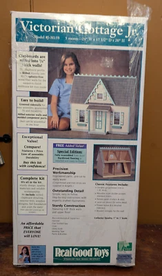 Dollhouse Kit “Victorian Cottage Jr.” by Real Good Toys NIB Doll House J-M159 - Image 1 of 4