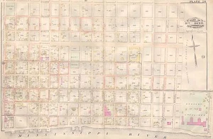 1883 BYWATER NEW ORLEANS LOUISIANA MACARTY SQ. LOUISA ST TO SISTER ST ATLAS MAP - Picture 1 of 5