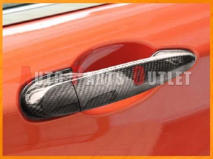 E92 E93 Carbon Fiber Door Handle Cover For BMW 3-Series Coupe/Convertible 08-13 - Picture 1 of 2