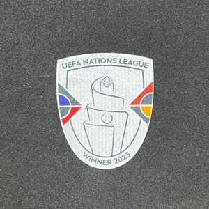 OFFICIAL UEFA NATIONS LEAGUE WINNER 2023 PATCH (for SPAIN RFEF) - Picture 1 of 5