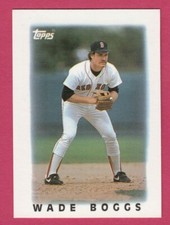 1986 Topps Major League Leaders # 3 Wade Boggs -- Boston Red Sox