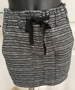 Jupe courte noire MANGO Casual Taille 36 FR Bon état - Picture 1 of 4