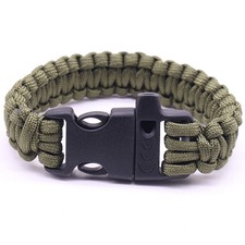 Outdoor Camping Paracord Parachute Cord Emergency Survival Bracelet Rope Buc US
