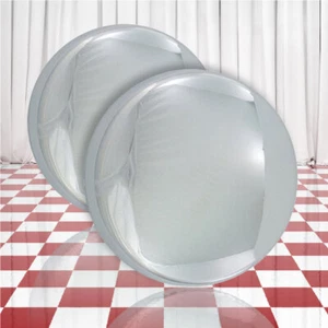 Front Chrome Center Caps for 2003-2019 Dodge RAM 3500 (QTY: Two) - Picture 1 of 3