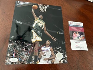 KEVIN DURANT SIGNED BASKETBALL 8x10 AUTO SEATTLE SEA SUPERSONICS JSA COA - Picture 1 of 2