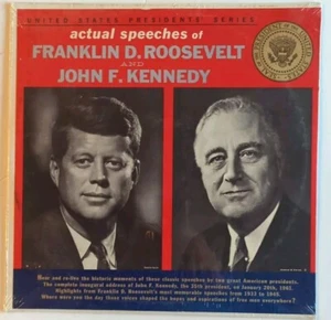 Actual Speeches Of Franklin D. Roosevelt  & John F. Kennedy LP Sealed  - Imagen 1 de 2