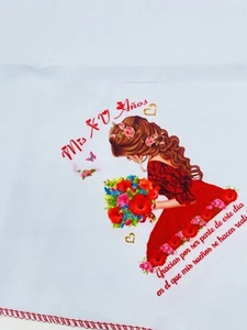 12 MIS QUINCE FAVORS RECUERDOS DE QUINCEANERA NAPKINS FAVORS 15 AÑOS - Picture 1 of 5