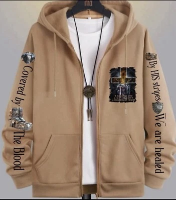 Spiritual Warfare sudadera con capucha con cremallera Foto 1 de 4