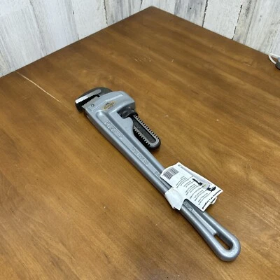 RIDGID 31100 Model 818 Aluminum Straight Pipe Wrench, 18-inch Plumbing Wrench - Image 1 of 4