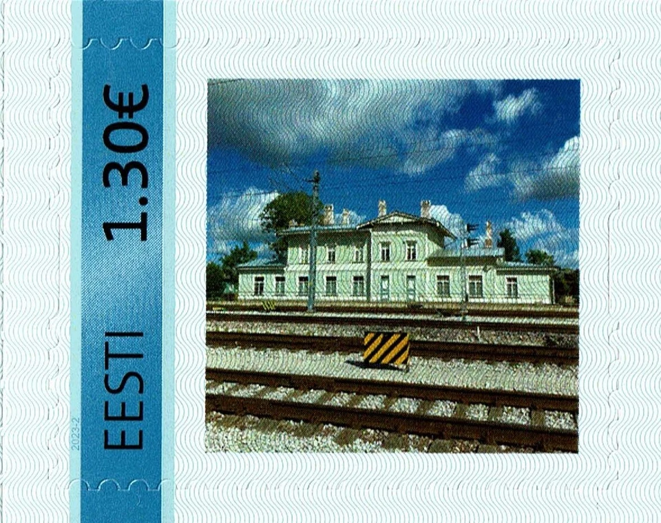 Stamp of ESTONIA 2023 - My stamp - Keila railway station building / 1.30€ - Image 1 of 1