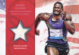 TOPPS 2012 U.S. OLYMPIC TEAM & HOPEFULS DAVID OLIVER #OR-DO RELIC CARD - Bild 1 von 2