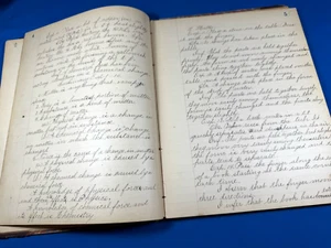1892 Journal, Scientific Experiments, Emily M. (Moon) DeVolt, Handwritten 68 Pgs - Bild 1 von 21