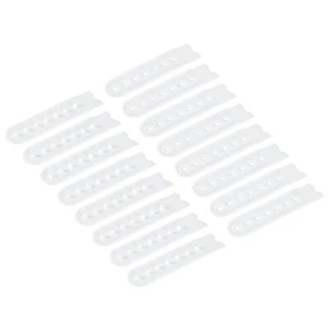 8 Pairs Snapback Strap Cover 7 Holes Plastic Hat Snap Buckle White - Picture 1 of 7